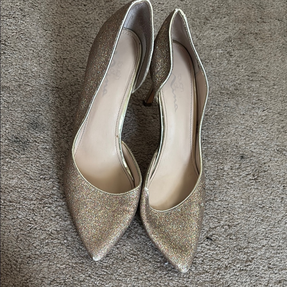 Elegant Glitter Pumps Size 9.5M